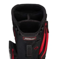 Titleist 2022 Players 4 Stand Bag -The Golf Shop titleist 2021 players 4 stand bag black black red top cuff