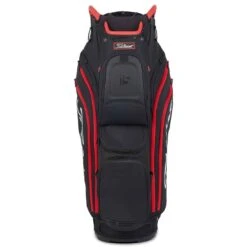 Titleist Cart 15 Cart Bag -The Golf Shop titleist 2022 cart 15 cart bag black black red back itempicture 1