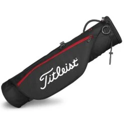 Titleist Carry Bag -The Golf Shop titleist 2023 carry bag black black red itempicture