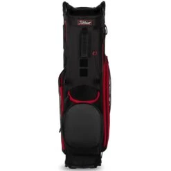 Titleist Hybrid 14 Stand Bag -The Golf Shop titleist 2023 hybrid 14 stand bag black black red handle itempicture