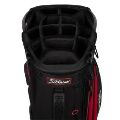 Titleist Hybrid 14 Stand Bag -The Golf Shop titleist 2023 hybrid 14 stand bag black black red top itempicture