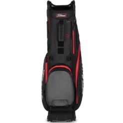 Titleist Hybrid 5 Stand Bag -The Golf Shop titleist 2023 hybrid 5 stand bag black black red handle itempicture