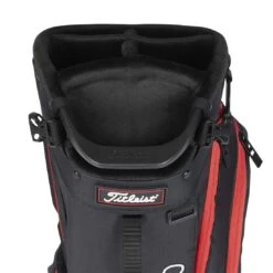 Titleist Players 5 Stand Bag -The Golf Shop titleist 2023 players 5 stand bag black black red top itempicture
