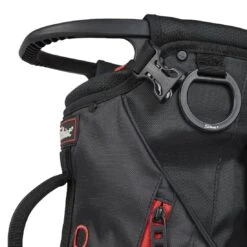 Titleist Premium Carry Bag -The Golf Shop titleist 2023 premium carry bag black black red detail1 itempicture