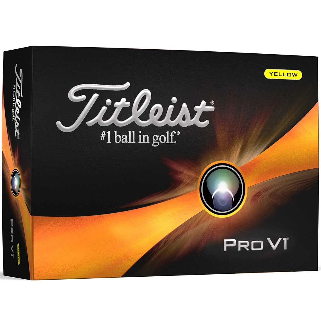 Titleist Pro V1 Yellow Golf Balls 1 Titleist Pro V1 Yellow Golf Balls