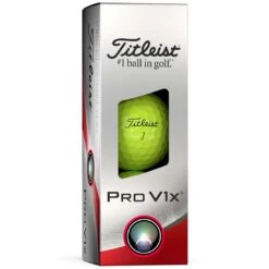 Titleist Pro V1x Yellow Golf Balls -The Golf Shop titleist 2023 pro v1x yellow golf balls sleeve itempicture