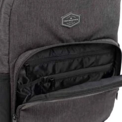 TravisMathew Steadypack Backpack -The Golf Shop travismathew steadypack backpack black detail itempicture