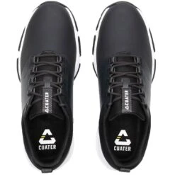 TravisMathew Cuater The Ringer Spiked Golf Shoes Black -The Golf Shop travismathew the ringer spiked golf shoes black top itempicture
