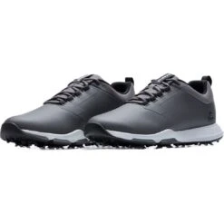 TravisMathew Cuater The Ringer Spiked Golf Shoes Grey -The Golf Shop travismathew the ringer spiked golf shoes grey pair itempicture
