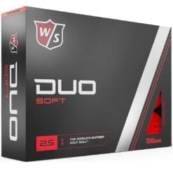 Wilson Staff DUO Soft Red Personalized Golf Balls