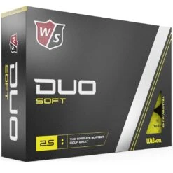 Wilson Staff DUO Soft Yellow Personalized Golf Balls