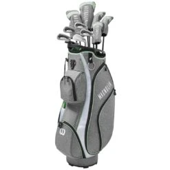 Wilson Staff Wilson Women's Magnolia Cart Bag Complete Set -The Golf Shop wilson staff womens magnolia cart bag calm wave complete set hero itempicture